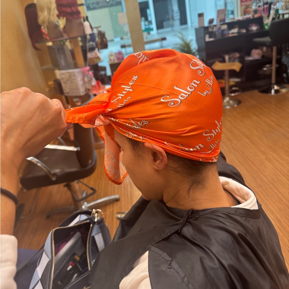 Salon Styles Orange Headscarf